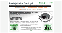 Desktop Screenshot of fundacjafrg.pl