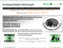 Tablet Screenshot of fundacjafrg.pl